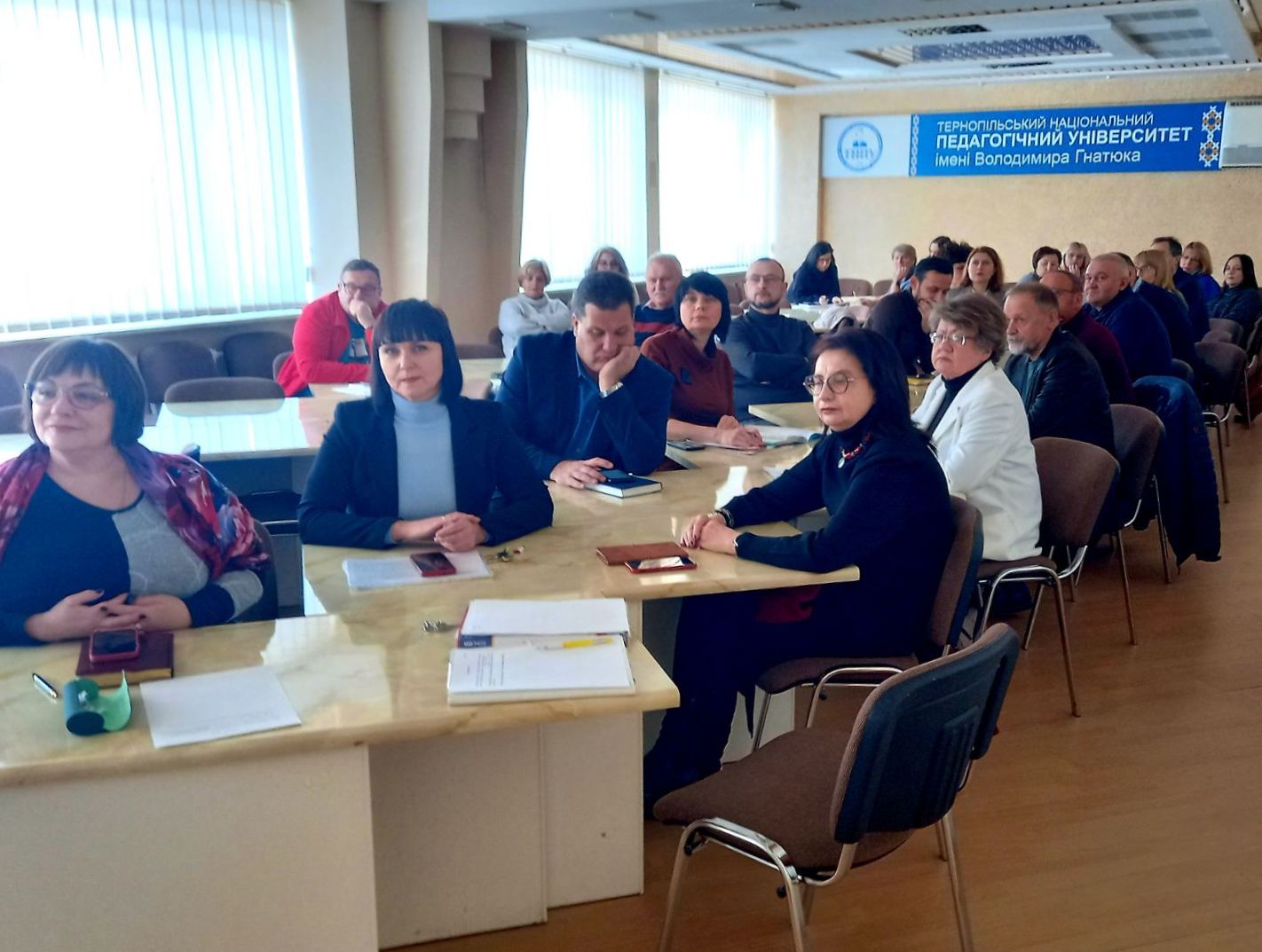 Учасники розширеного засідання науково-методичної ради